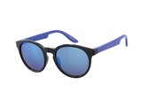 IZZLE Zonnebril Kids/Kinderen 4051 - UV400 - Blauw met zwart montuur/Gekleurd glas