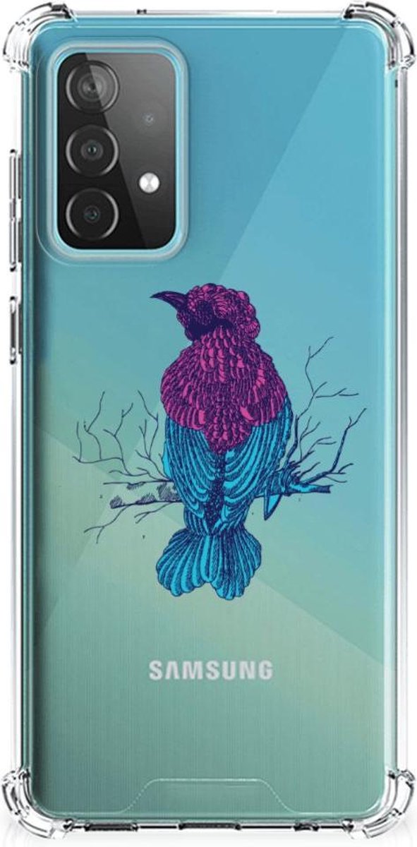 Samsung Galaxy A52 4G/5G Stevig Bumper Hoesje Merel