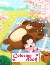Coloring Book: For Kids of All Ages - Cute and Adorable Book with 50 Simple Pictures to Color