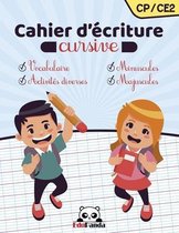 Cahier d'écriture cursive CP/CE2: Livre d'activités diverses pour apprendre à bien écrire les lettres de l'alphabet majuscules et minuscules - Aidez v