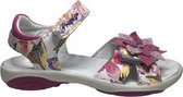 Primigi velcro fuchsia/roze bloem bloemen print lederen sandalen 3389244 roze mt 28