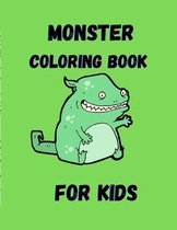 Monster Coloring Book For Kids: Ages 6-8, 8-10