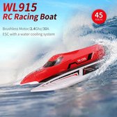 Rc boot - WL 915 - 2.4 Ghz - Speedboot - Op afstand bestuurbaar - 50 km/h - Race boot