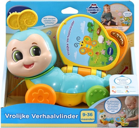 Ringlet Grote hoeveelheid inrichting VTech Baby Vrolijke Verhaalvlinder - Speelfiguur - Educatief Speelgoed - 9  tot 36 Maanden | bol.com