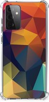 Hoesje maken Geschikt voor Samsung Galaxy A72 4G/5G GSM Hoesje met doorzichtige rand Polygon Color