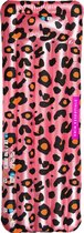 luchtbed / watermatras leopard roze / luipaardmotief . 180x16x80cm