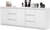 AZ-Home - Dressoir Bruno - Kast - Commode - Wit - 200 cm