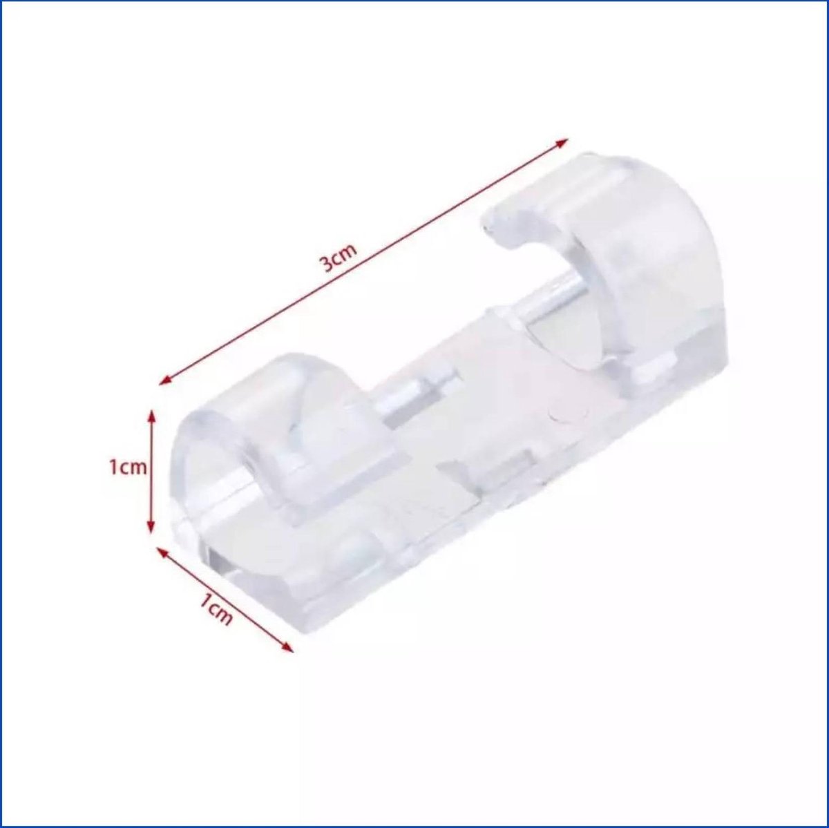 Zelfklevende kabelclips, kabelbeheer, XIAOXI houder voor elektrische draden, voor kabel in de auto, thuis of op kantoor, 20 stuks (zwart