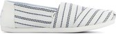 Toms Vrouwen Stof Espadrilles / Damesschoenen  -   Alpargata stripe - Wit - maat 39