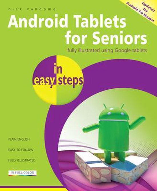 Android Tablets for Seniors in Easy Steps - cover