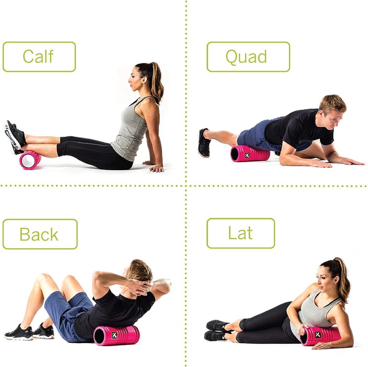 TriggerPoint - The Grid 1.0 Foam Roller - Roze thumbnail 6