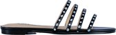 GUESS Cevana Sandalo Dames Slippers -  Zwart/Wit -  Maat 41