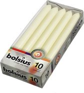 Bolsius - 60 Dinerkaarsen - Ivoor - 23cm