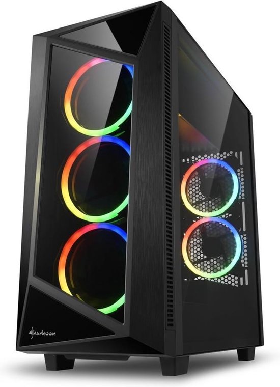 RGB High-End Game PC / Computer - Ryzen 5 5600X - RTX 3080 - 16GB RAM - 1TB SSD (M.2 NVMe) - REV200