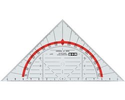 Mobius & Ruppert Geodriehoek M+R 14cm kunststo -