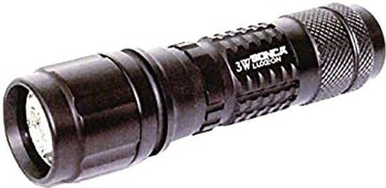 Lampe De Poche Halogène SONCA – H300 – Noir – A Pile – PVC