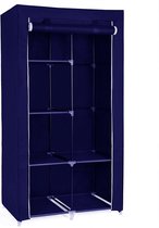 Herzberg HG-8010: Opbergkast - Klein Blauw - kledingkast - kast