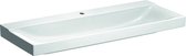 Geberit Xeno² Wastafel Met Kraangat Zonder Overloop 1200x480mm KeraTect Wit