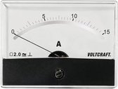 VOLTCRAFT AM-86X65/15A/DC Inbouwmeter AM-86X65/15 A/DC Draaispoel