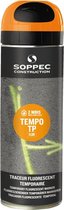 Soppec Tempo TP tijdelijke markeerverf, oranje, 500 ml