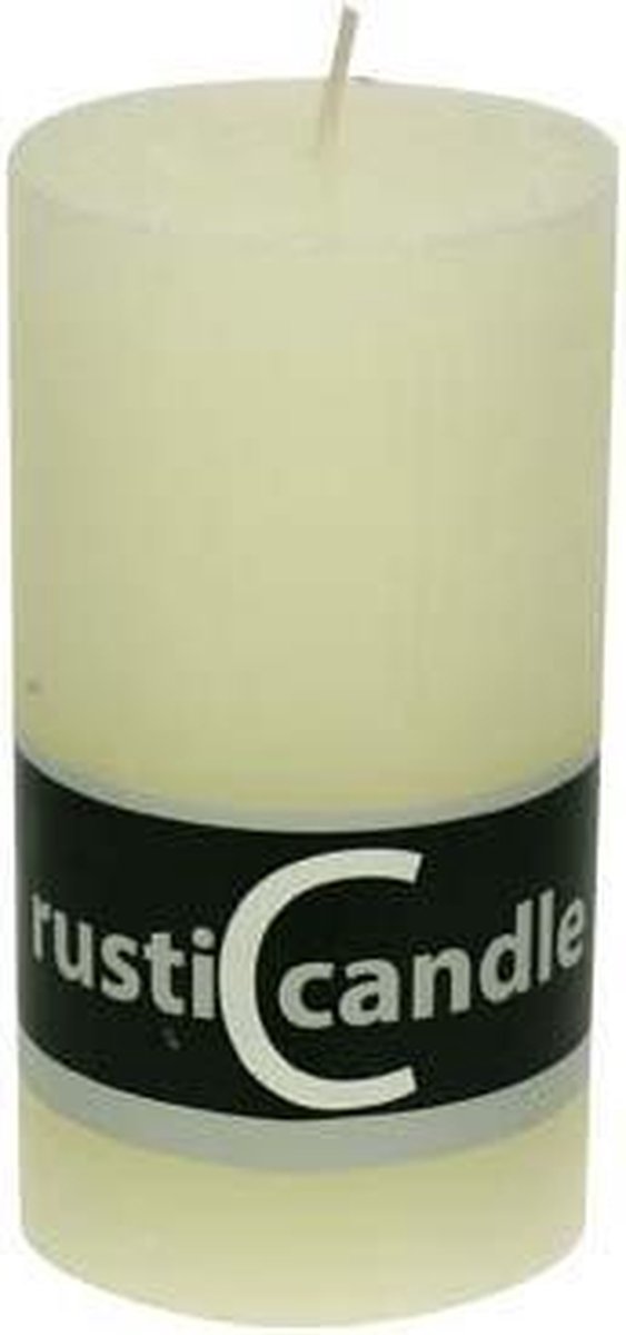 Cosy&Trendy Rustic Cylinderkaars - Ivoor - Ø 70 mm - 130 mm