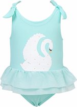 Snapper Rock UV werend Badpak Rokje Baby Swan - Mintgroen - Maat 92-98