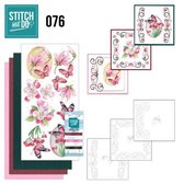 Stitch and Do 76 - Fleurs roses