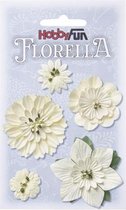 FLORELLA-Bloemen creme, 2-5cm