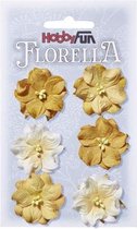 FLORELLA-Bloemen geel, 3,5cm