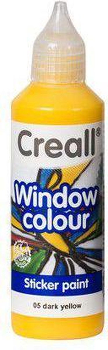 Raamverf - 05 donkergeel - Creall Windowcolor - 80ml