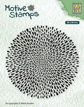 TXCS016  Motive clear stamps "burst of drops" - stempel Nellie Snellen - druppels rond