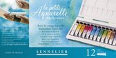 Sennelier La Petite Aquarelle set 12 tubes a 10ml N131682.00