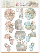 Baby Clothes - Newborn 3D Push Out Sheet by Yvonne Creations