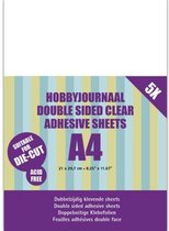 Hobbyjournaal Double sided clear adhesive sheets A4
