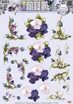 Nr. 6 Bloemen 3D-Knipvel Precious Marieke 10 stuks