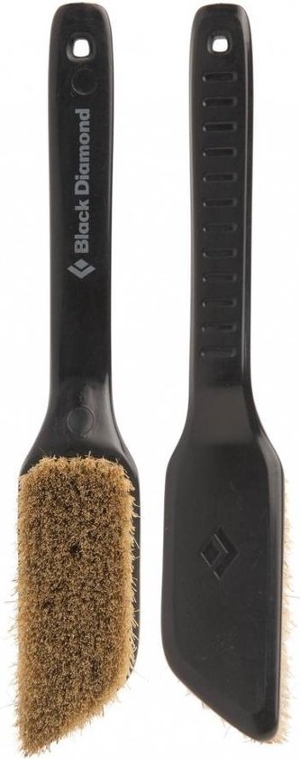 Foto: Black diamond boudering brush eenvoudige plastic boulderborstel medium zwart