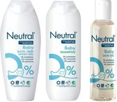 Neutral Baby Shampoo, Wasgel & Huidolie Voordeelbundel