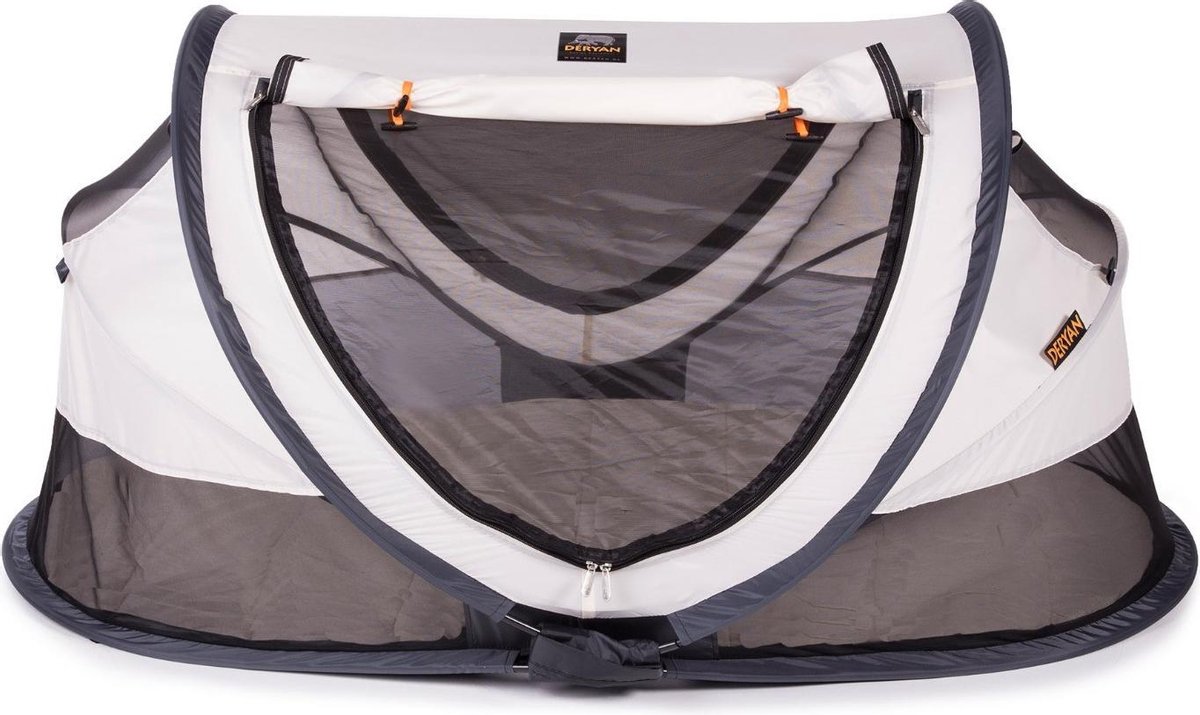 Deryan Peuter Luxe Campingbedje Inclusief zelfopblaasbare matras - Cream - 2021