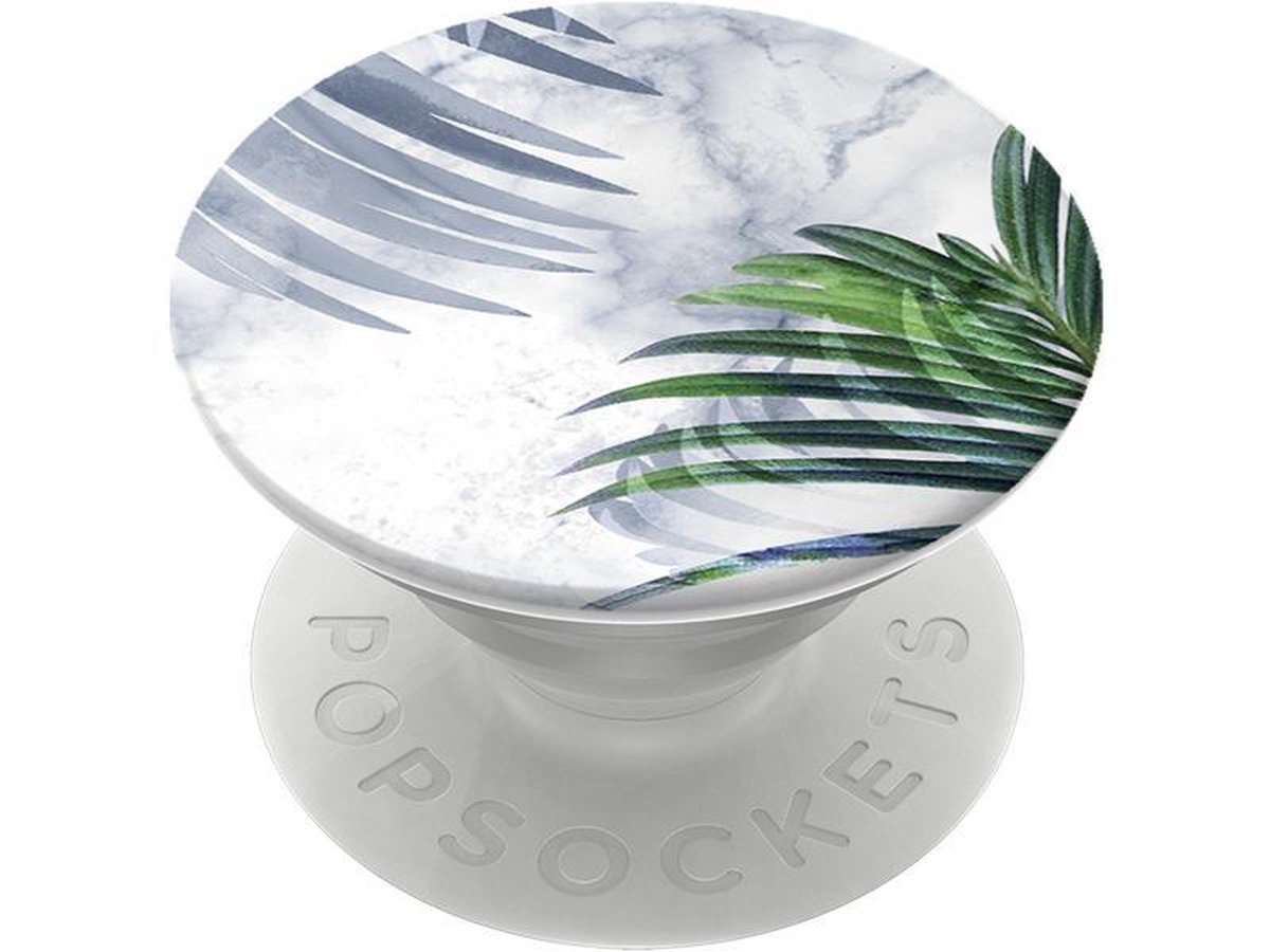 Richmond & Finch X PopSockets Expanding Stand/Grip White Marble Tropics