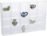 SAFE Acrylglas vitrine kast met 20 vakken van 5 x 4,5 x 3,5 cm - vitrine: 30 x 20 x 4,5 cm