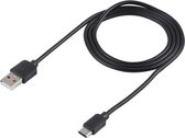 By Qubix - USB-C Kabel naar USB Kabel - 1 meter zwart