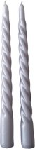 Swirl Dinerkaars – Set/2 – 2,1 x 25 cm – Steel Grey - Branded By