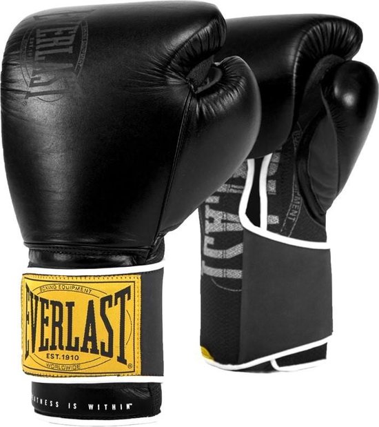 Hoeveelheid geld vragenlijst Sleutel Everlast 1910 Classic Training - Bokshandschoenen - 14 oz - Zwart | bol.com