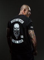 PRiDEorDiE FIGHT CLUB T Shirt Zwart maat XXL