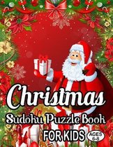 Christmas Sudoku Puzzle Book For Kids Ages 6-8