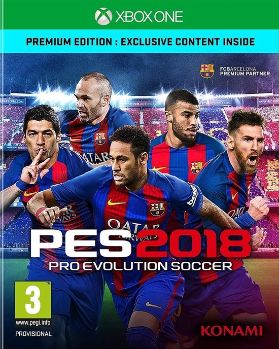 Konami Pro Evolution Soccer 2018 Premium Edition (Xbox One) Multilingue |  Jeux | bol.com