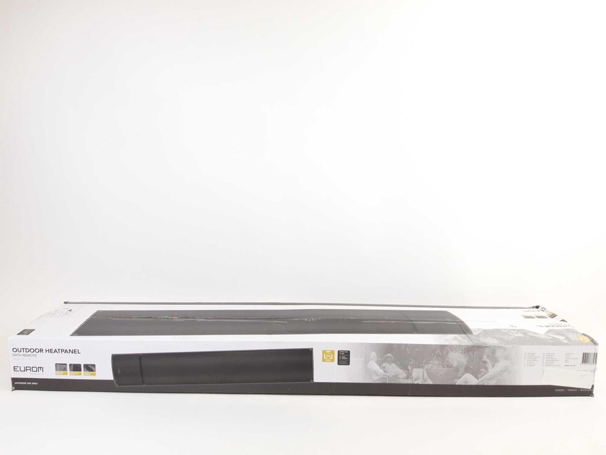 Eurom Outdoor Heatpanel RC 1800 W - Infrared patio heater