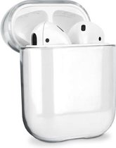 Apple AirPods 1 & 2 transparant hard case - transparant - Geschikt voor