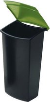 Inzetbakje voor afvalbak HAN Mondo 3 liter zwart / groen