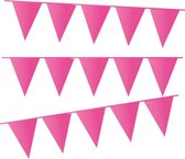e-Carnavalskleding.nl Vlaggenlijn donker roze | donker roze slinger 10 meter